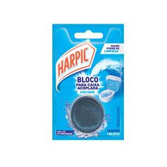 Harpic Tablete Caixa Aclopada Azul Reckitt Simples 50G