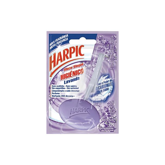 Harpic Bloco Higiene Lavanda Reckitt Simples 26G