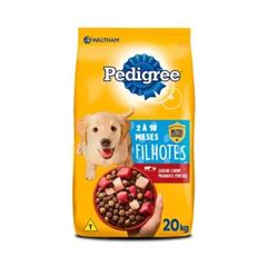 Ração Canina Pedigree De Raças Médias E Grandes Para Filhotes 20Kg