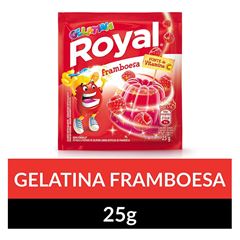 Gelatina Regular Framboesa Royal Simples 15X25G