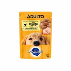 Ração Canina Úmida Em Sachê Pedigree Sabor Frango Molho 100G 