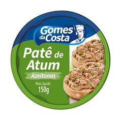PATE GDC DE ATUM 150G C/AZEITONAS