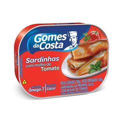Sardinhas Com Molho De Tomate Gomes Da Costa Simples 250G