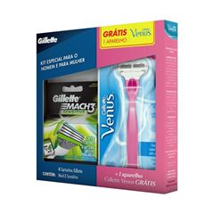 (I)CARGA AP GILLETTE MACH3 C/4+AP VENUS