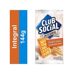 Biscoito Club Social Integral Tradicional 144G