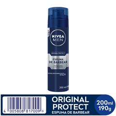 NIVEA MEN ESPUMA DE BARBEAR ORIGINAL PROTECT 200ML