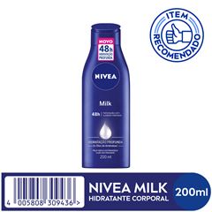 NIVEA Locao Hidratante Milk Pele seca a extrasseca 200ml