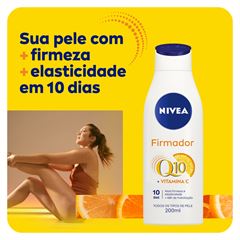 NIVEA Locao Hidratante Firmador Q10 + Vitamina C Todos os Tipos de Pele 200ml