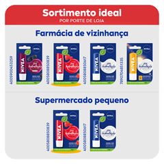 NIVEA Hidratante Labial Morango Shine 4,8 g