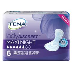 Abs Tena Lady Discreet Maxi Night C/6Un
