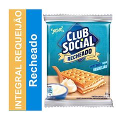 Biscoito Club Social Recheado Requeijao Club Social Simples 4X26,5G