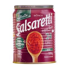 Extrato De Tomate Salsaretti 330G Lata