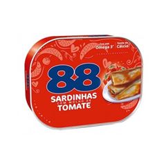 Sardinhas Em Molho De Tomate 88 Simples 250G
