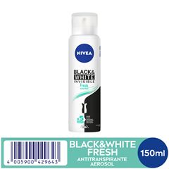 Desodorante Aero Invisible BlackEWhite Fresh Feminino  150Ml
