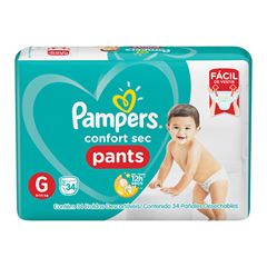 (I)FRALDAS PAMPERS PANTS CS MEGA G 34UN