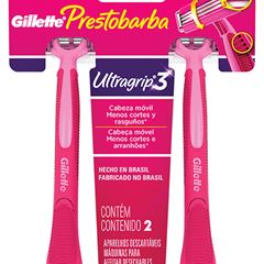 Prestobarba Ultragripe3 Feminino Gillette Simples 12X2
