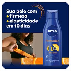 Hidratante Firmador Q10 Vitamina C Pele Seca  200Ml 