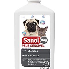 SHAMPOO SANOL DOG 500ML PELE SENSIVEL