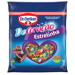 Confeito Dr. Oetker Estrelinha 80G