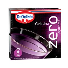 Gelatina Zero Dr. Oetker Uva 12G