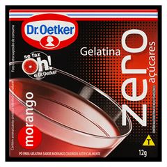 Gelatina Zero Dr Oetker Morango 12G