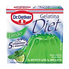 Gelatina Diet Dr. Oetker Limão 12G