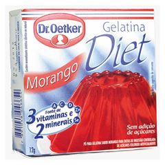 Gelatina Diet Dr. Oetker Morango 12G