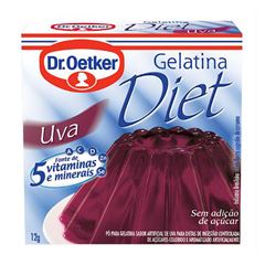 Gelatina Diet Dr. Oetker Uva 12G
