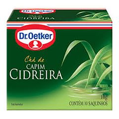 Chá Capim Cidreira Dr. Oetker Caixa 10X10G