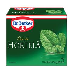 Chá Hortelã Dr. Oetker Caixa 10X10G