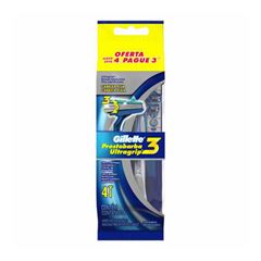 Aparelho De Barbear Gillette Presto Men Ultragrip3 Cz L4P3