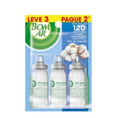 Bom Ar Click Spray Cheirinho Limpeza L3P2 Refil Reckitt Simples 12Ml