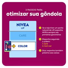 NIVEA Hidratante Labial Amora Shine 4,8 g