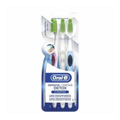 Escova Dental Oral-B Gengiva Detox Ultra Fino 3Und