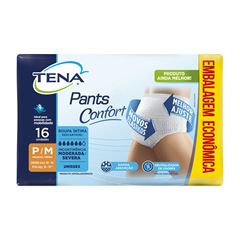 Fralda Adulto Tena Pants Confort Mega P/M 16Un