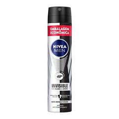 Desodorante Aerosol Nivea Men 200Ml Black E White Invisible Pack