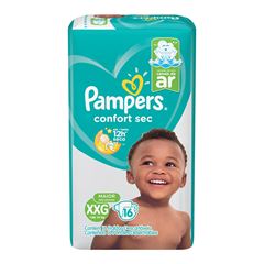Fralda Pampers Conforte Sec Ptao Xxg 16Und