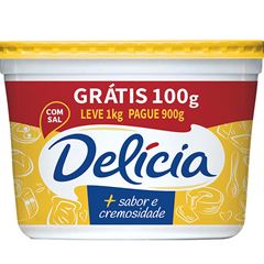 Margarina Delicia L1Kg P900G Crem C/Sal