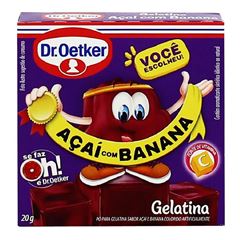 Gelatina Dr. Oetker Açaí Com Banana 20G