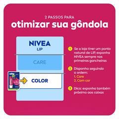 NIVEA Hidratante Labial Cereja Shine 4,8 g