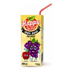 Bebida Happy Fruit 200Ml Uva