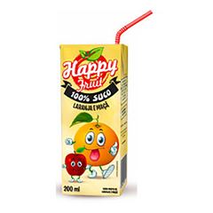 Bebida Happy Fruit 200Ml Laranja