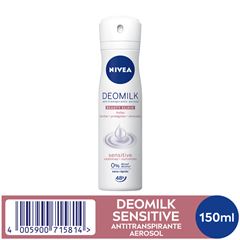 NIVEA Desodorante Antitranspirante Aerosol Deomilk Sensitive 150ml