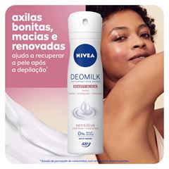 NIVEA Desodorante Antitranspirante Aerosol Deomilk Sensitive 150ml