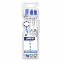 Escova Expert Limpeza C/03 Oral-B Simples 1Un