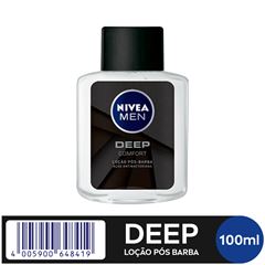 Locao Pos Barba Nivea 100Ml Deep Black