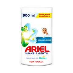 Detergente Concentrado Suave E Gentil Re Ariel Simples 900Ml