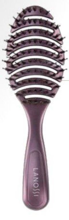 Escova De Cabelo Flex Ventilada Pequena Lanossi Simples 1X3