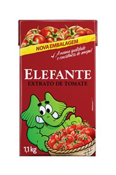 EXTRATO DE TOMATE ELEFANTE 1,100KG TP