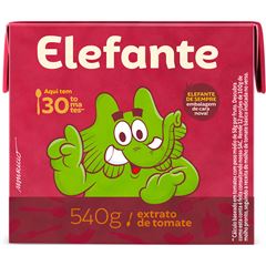 EXTRATO TOMATE ELEFANTE 540G TETRA PACK